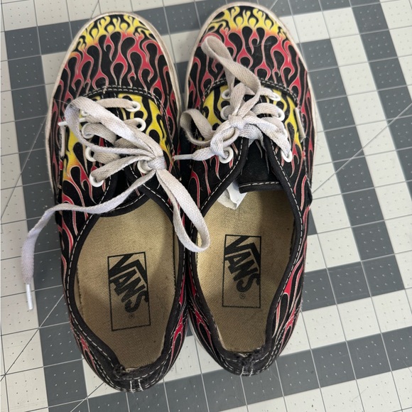 Vans Flame Authentic Mash-Up Skate size women's 7.5 - Picture 4 of 4